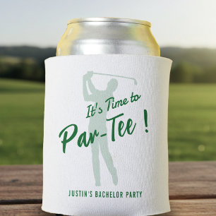 Golf Bachelor Party It's Time to Par-Tee Can Cooler