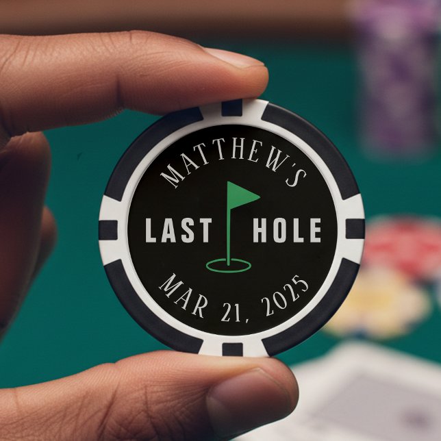 Golf Bachelor Party Last Hole Poker Chips (Creator Uploaded)