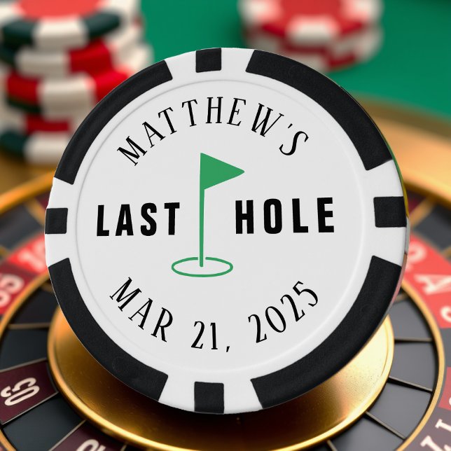 Golf Bachelor Party Last Hole Poker Chips (Creator Uploaded)