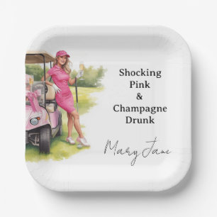 Golf Bachelorette Par-Tee party  Paper Plate
