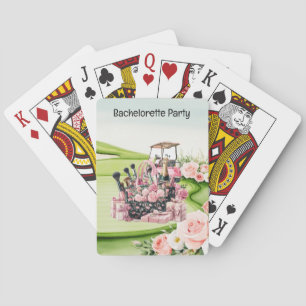 Golf Bachelorette Party for Golfer Playing Cards