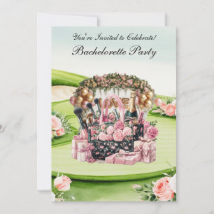 Golf Bachelorette Party on golf course Invitation