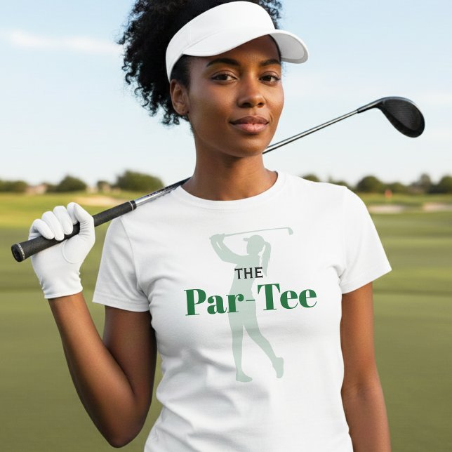 Golf Bachelorette Party The Par-Tee Bridesmaid T-Shirt (Creator Uploaded)