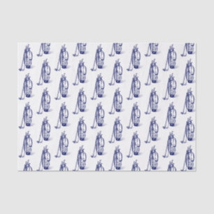 Golf Bag Golf Clubs Blue Tissue Paper