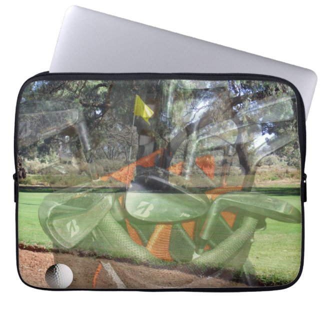 Golf Bag In A Layered Composition, (Front)