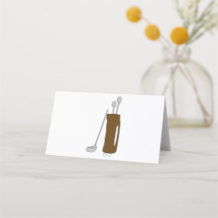 Golf Bag Place Card