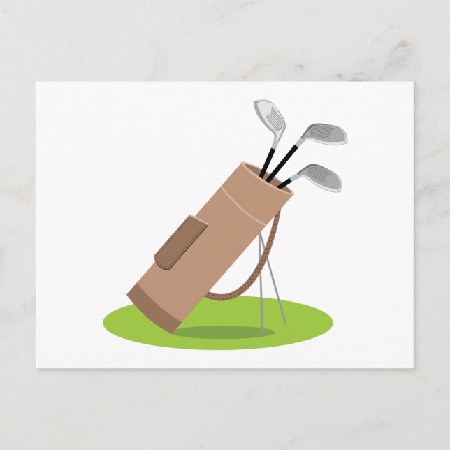 Golf Bag Postcard (Front)
