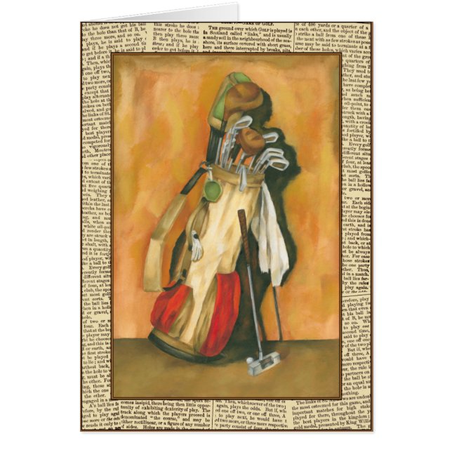 Golf Bag with Glove by Jennifer Goldberger (Front)