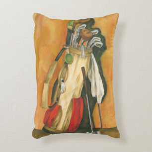 Golf Bag with Glove by Jennifer Goldberger Decorative Cushion