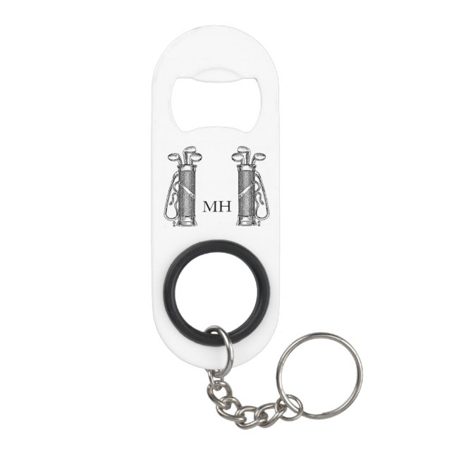 Golf Bags Vintage Golfing Sport Golfer Personalise (Back)