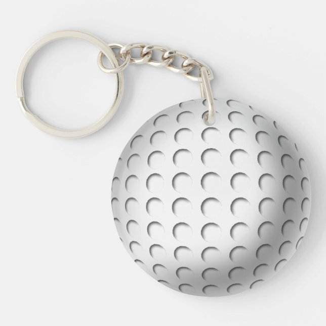 Golf Ball 2 Key Ring (Front)