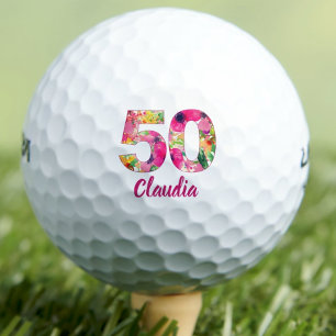 Golf ball 50 years custom golf ball 50th birthday