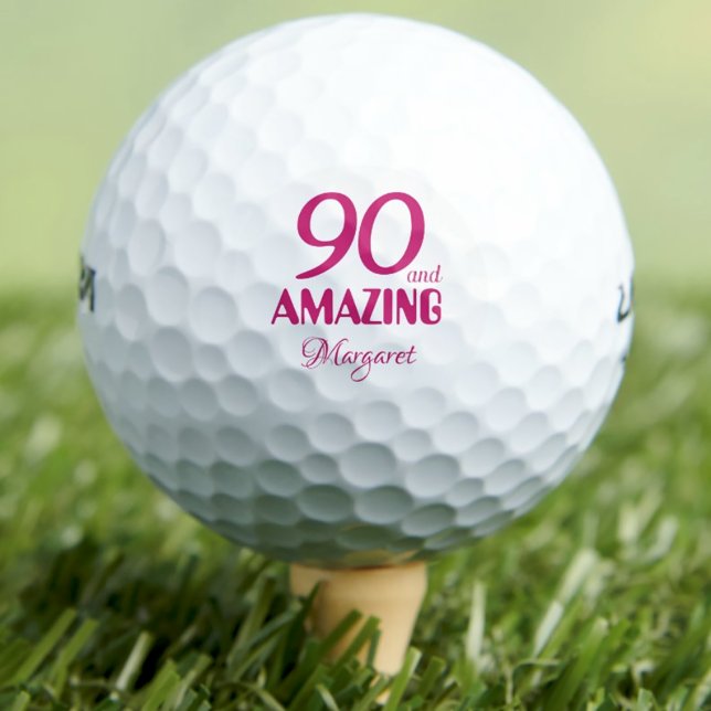 Golf ball 90 years custom golf ball 90th birthday  (Creator Uploaded)