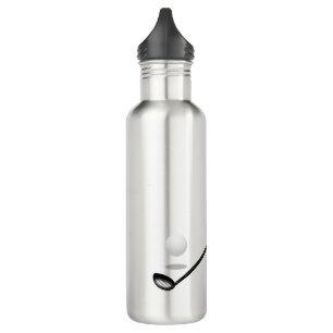 Golf Ball and Club Graphic 710 Ml Water Bottle