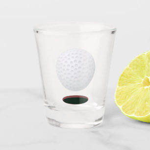 Golf Ball and Hole Shot Glass