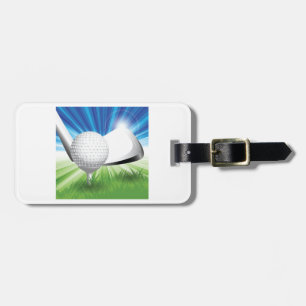 Golf Ball and Tee Luggage Tags
