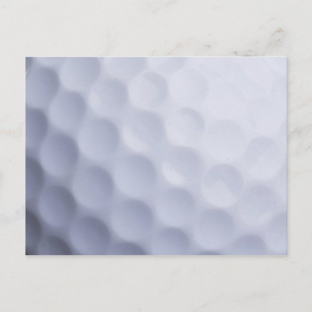 Golf Ball Background Customised Template Postcard (Front)