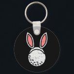 Golf Ball Bunny Ears Funny Golfing Easter Golfer G Key Ring<br><div class="desc">Golf Ball Bunny Ears Funny Golfing Easter Golfer Gift</div>