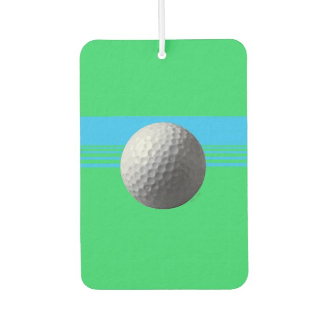 Golf Ball car air freshener (Front)