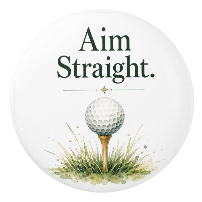 Golf ball  ceramic knob (Front)