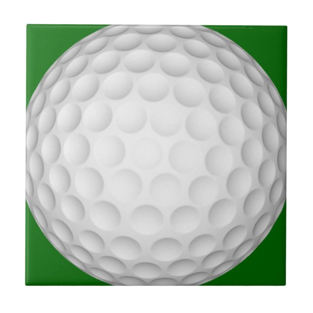Golf Ball Ceramic Tile (Front)