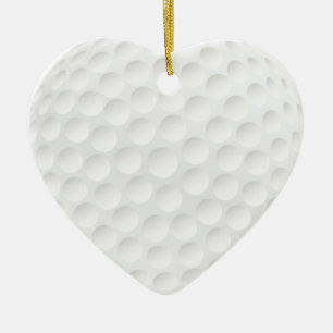 golf ball ceramic tree decoration
