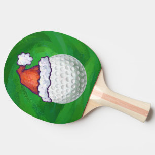Golf Ball Christmas Hats Ping Pong Paddle