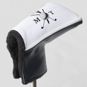 Golf Ball Club Personalised Initial Monogram Year Head Cover