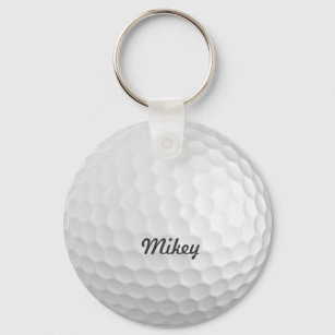 Golf Ball Customisable Key Ring