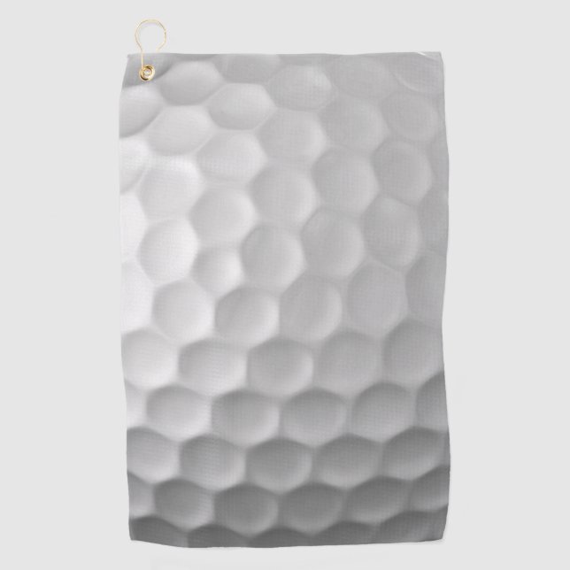 Golf Ball Dimples Pattern Texture Golf Towel (Front)