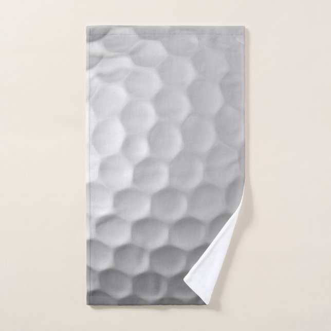 Golf Ball Dimples Pattern Texture Hand Towel (Hand Towel)