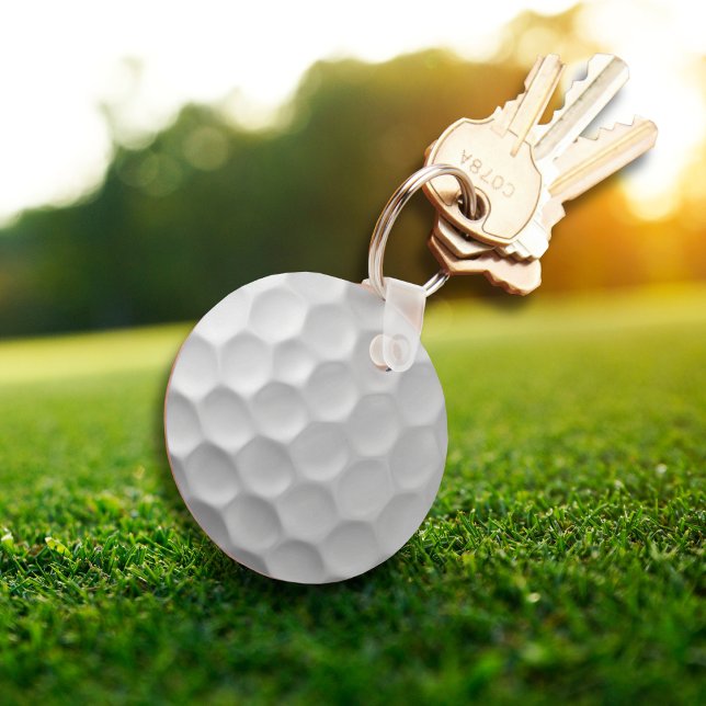 Golf Ball Dimples Pattern Texture Key Ring (Creator Uploaded)