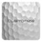 Golf Ball Dimples pattern with Personalised Text
