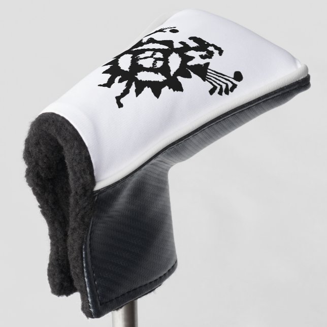 Golf Ball Eater Petroglyph Head Cover (3/4 Front)