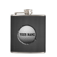 Golf Ball Embed Dark Metal Background
