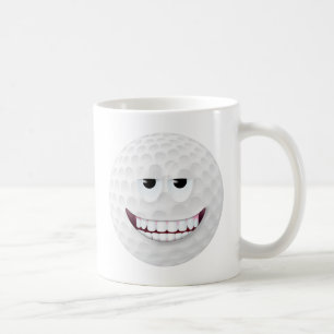 Golf Ball Face 2 Coffee Mug