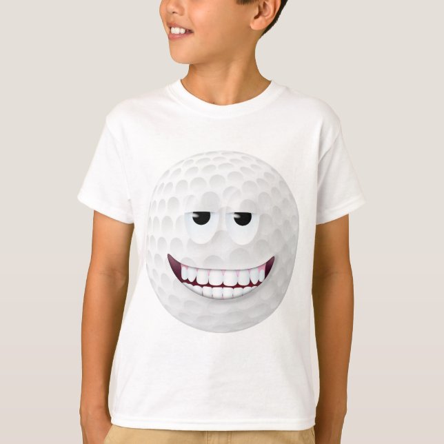Golf Ball Face 2 T-Shirt (Front)