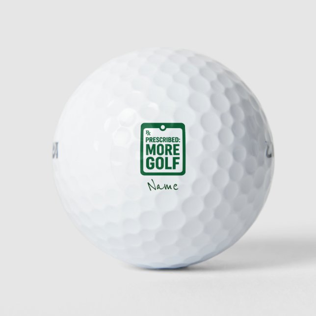 Golf ball funny saying for golfer (Front)