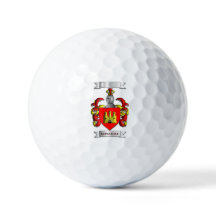 Golf Ball Gonzalez Surname And Shield