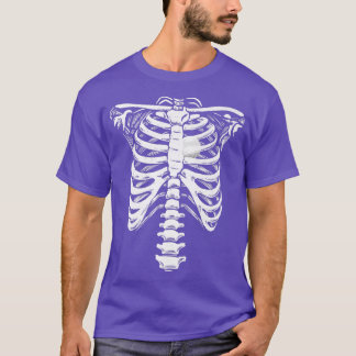 Golf Ball Heart Skeleton Rib Cage Halloween Love G T-Shirt