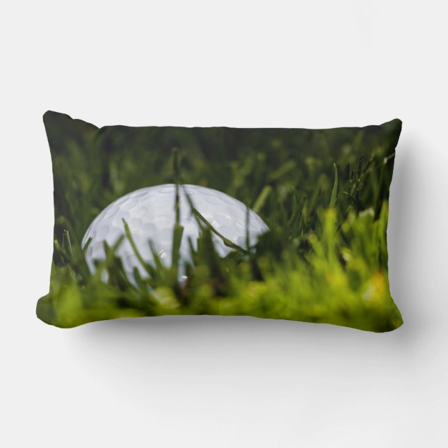 golf ball hiding remix lumbar cushion (Front)