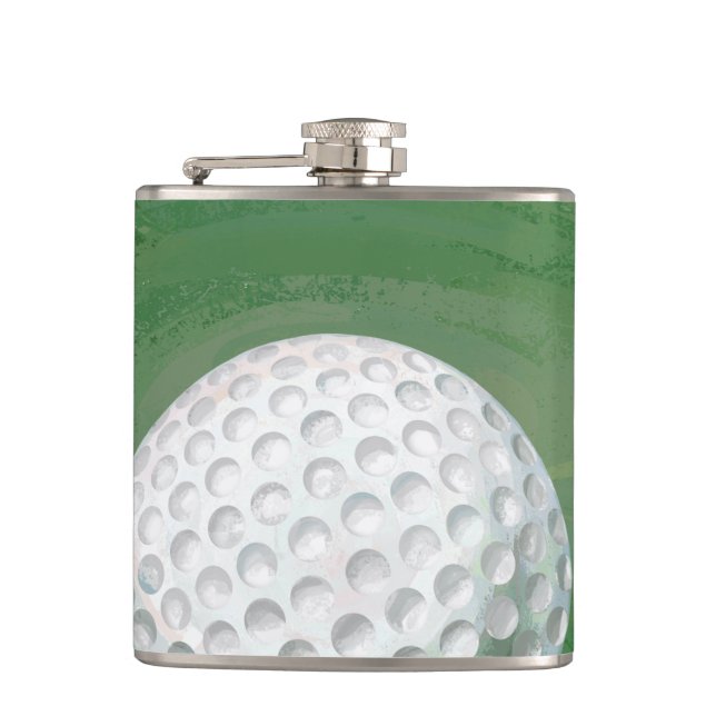 Golf Ball Hip Flask (Front)