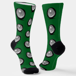 Golf Ball Illustration Socks