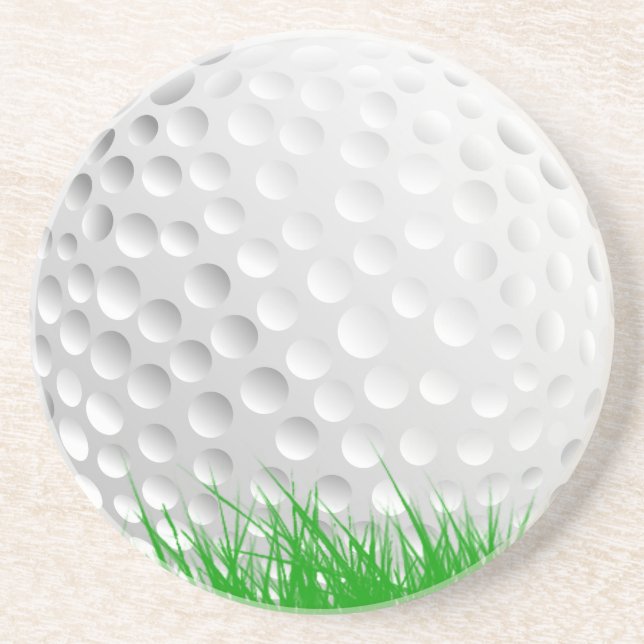 Golf ball in Grass Coaster (Front)