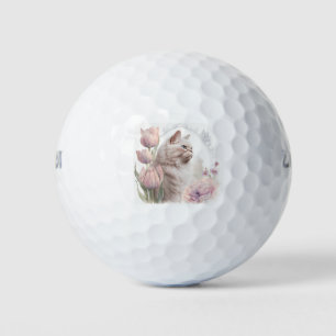 Golf Ball Kitten Cat Animals
