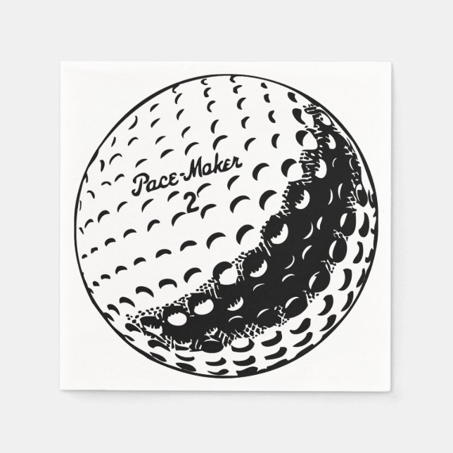 Golf Ball Napkin (Front)