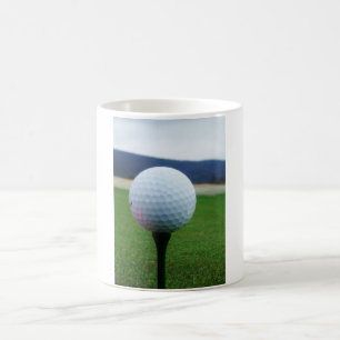 Golf Ball on a mountain golf course Coffee Mug