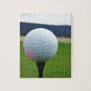 Golf Ball on a mountain golf course Jigsaw Puzzle