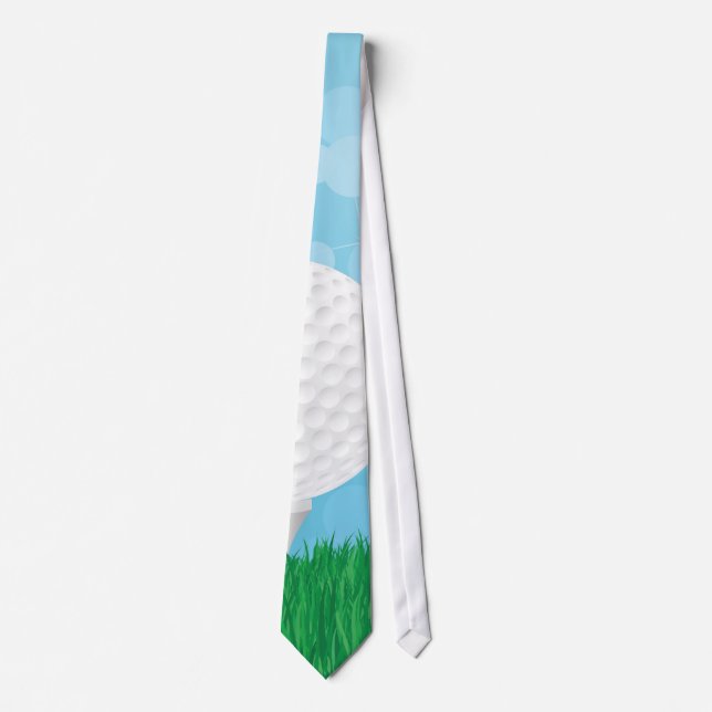 golf ball on grass tie (Front)