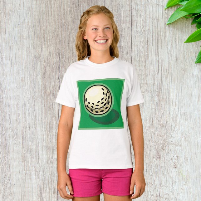 Golf Ball On Green T-Shirt (Creator Uploaded)